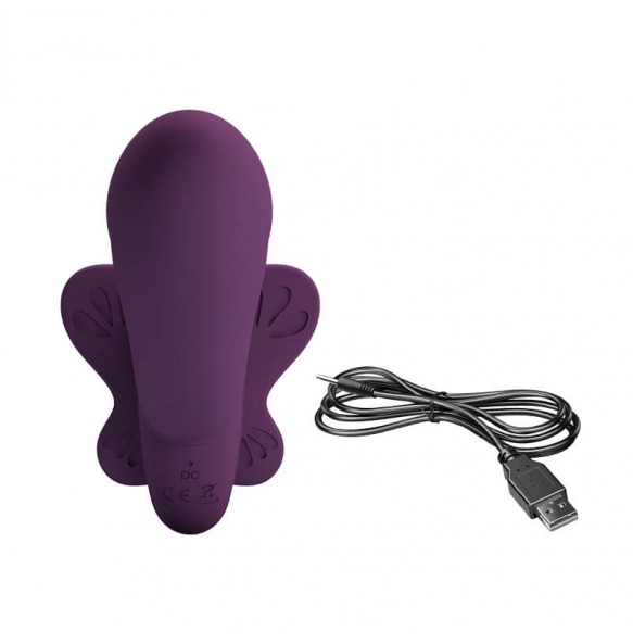 PRETTY LOVE - Valarie Dual-Motor Vibration Wearable (Chargeable - Purple)